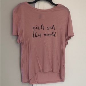 pink H&M shirt